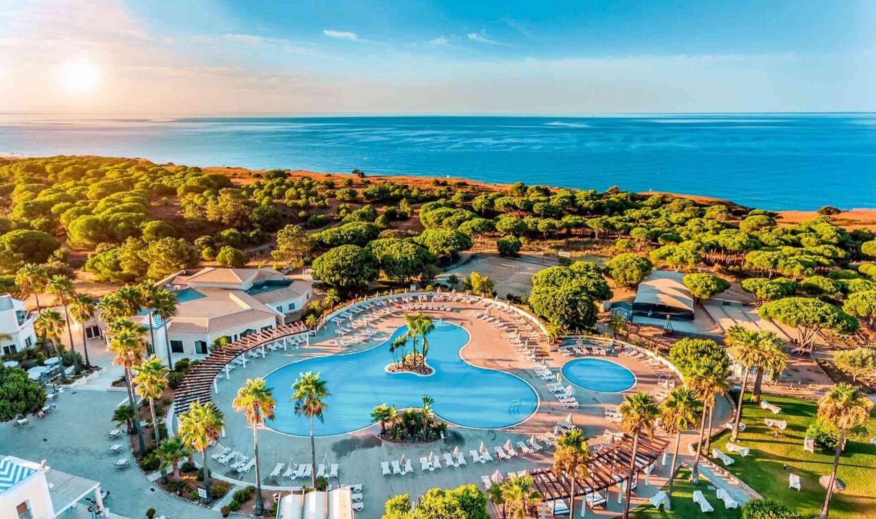 Luftaufnahme eines Resorts