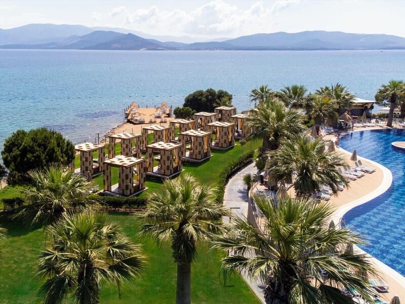 Hotelanlage direkt am Meer